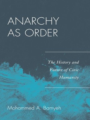 cover image of Anarchy as Order
